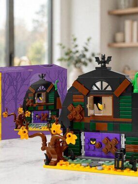 LEGO Halloween Barn Building Toy - Room Decor & Pretend Play Set